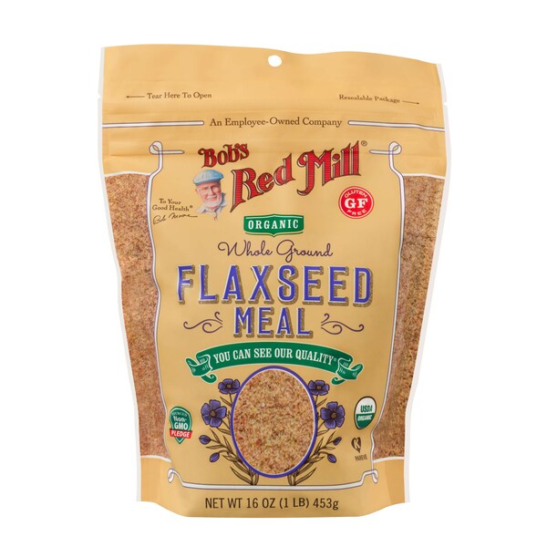 Bob's Red Mill Organic Brown Flaxseed Meal 16 oz. Bag, PK4